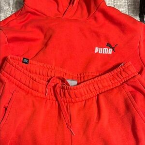 PUMA Red Tracksuit Set